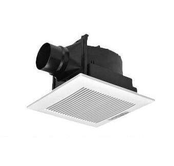 XFY-24J8V/93<br />パナソニック Panasonic 天井埋込形換気扇<br />ルーバー組合せ品番(樹脂製 リフォーム ホワイト) 強・弱速調付<br />浴室、トイレ・洗面所、居室・廊下・ホール・事務所・店舗用<br />低騒音形 150立方m/hタイプ