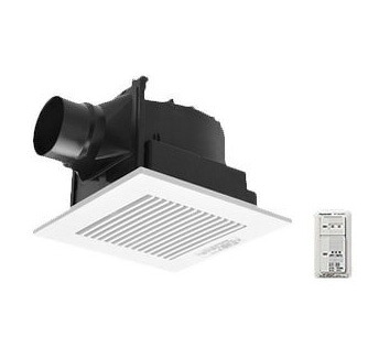 XFY-24J8VC/83＜br /＞パナソニック Panasonic 天井埋込形換気扇＜br /＞パッと換気スイッチ付 ルーバー組合せ品番(樹脂製 横格子 ホワイト) 強・弱速調付＜br /＞浴室、トイレ・洗面所、居室・廊下・ホール・事務所・店舗用＜br /＞低騒音形 150立方m/hタイプ