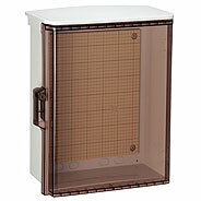 日東工業 プラボックス 汎用タイプ＜br /＞キー付耐候プラボックス・透明扉(屋根)付＜br /＞屋外用＜br /＞OPK20-46CA