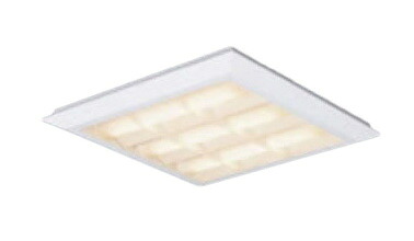 パナソニック Panasonic 施設照明一体型LEDベースライト 電球色 直埋兼用FHP32形×3灯相当 スクエアタイプ 格子タイプ □570 連続調光型XL473CBTLA9|照明ライト専門タカラshopあかり館