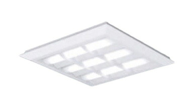 パナソニック Panasonic 施設照明一体型LEDベースライト 昼白色 直埋兼用FHP32形&times;3灯相当 スクエアタイプ 格子タイプ □570 連続調光型XL473CBVLA9｜照明ライト専門タカラshopあかり館