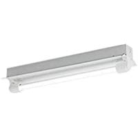 ★XU90240L＜br /＞直管形LEDベースライト 器具本体＜br /＞初期照度補正 ストレートタイプ 1灯用＜br /＞反射笠付 直付型 防雨・防湿＜br /＞コイズミ照明 施設照明 軒下 工場用 天井照明 屋外照明