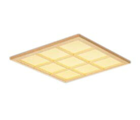 XL574WAUZLA9＜br /＞一体型LEDベースライト 埋込型 白色＜br /＞和紙柄パネル(木製格子) 調光可能＜br /＞スクエアタイプ FHP32形4灯器具相当＜br /＞Panasonic 施設照明