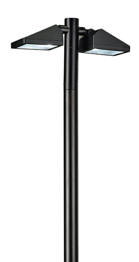 ●AD-3354H-W＜br /＞エクステリア LED一体型スポットポールライト＜br /＞投光ポール コンパクトフラッド　ハイパワー＜br /＞2灯タイプ 灯具のみ 防雨型＜br /＞非調光 白色 HID100W×2相当＜br /＞山田照明 照明器具
