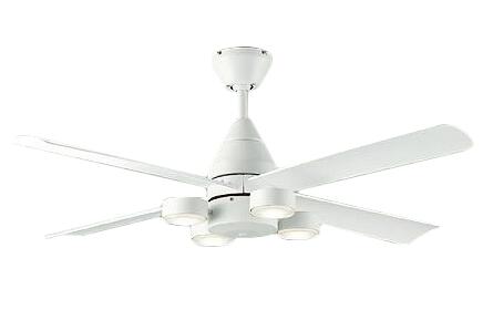 DCH-41040Y<br />DCモーターシーリングファン 白熱灯60W×4灯相当 リモコン・プルレススイッチ付<br />電気工事不要 電球色 非調光<br />大光電機 照明器具
