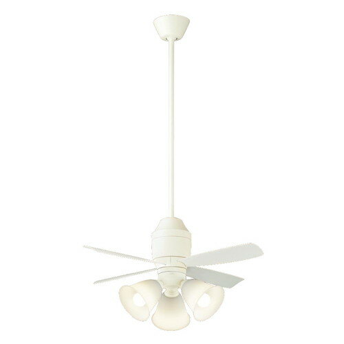 XS75143K＜br /＞LEDシーリングファン 8畳用 電球色 調光不可 5W 直付ボルト取付専用 天井吊下げ 風量4段切替 逆回転切替 1/fゆらぎ 白熱電球100形3灯器具相当＜br /＞Panasonic 照明器具 【～8畳】