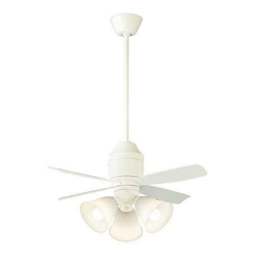 XS75243K＜br /＞LEDシーリングファン 8畳用 電球色 調光不可 5W 直付ボルト取付専用 天井吊下げ 風量4段切替 逆回転切替 1/fゆらぎ 白熱電球100形3灯器具相当＜br /＞Panasonic 照明器具 【～8畳】