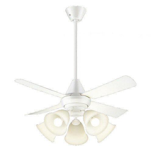 XS90240K＜br /＞LEDシーリングファン 14畳用 電球色 調光不可 27W 直付ボルト取付専用 天井吊下げ 風量4段切替 逆回転切替 1/fゆらぎ 白熱電球100形5灯器具相当＜br /＞Panasonic 照明器具 【～14畳】