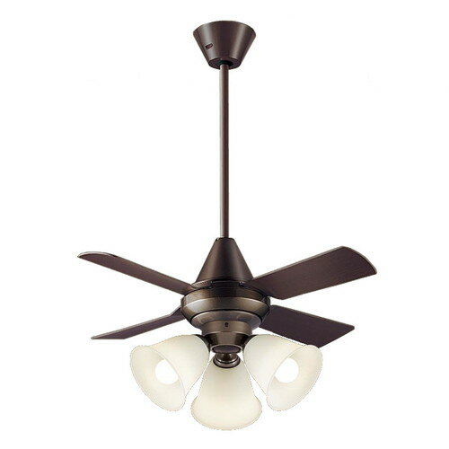 XS97245K＜br /＞LEDシーリングファン 8畳用 電球色 調光不可 13W 直付ボルト取付専用 天井吊下げ 風量4段切替 逆回転切替 1/fゆらぎ 白熱電球100形3灯器具相当＜br /＞Panasonic 照明器具 【～8畳】
