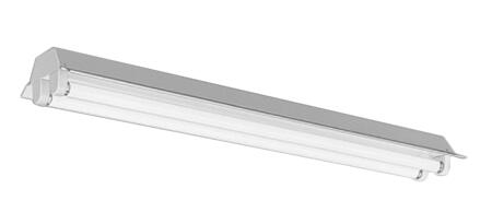 EL-LFH4522C AHX(25N5)＜br /＞直管LEDランプ搭載 ベースライト 直付・吊下兼用形＜br /＞LDL40 反射笠タイプ2灯用(台形ケース) 連続調光対応 2500lmクラスランプ×2付(約5000lm) 昼白色＜br /＞三菱電機 施設照明 天井照明 LファインEcoシリーズ