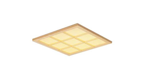 XL553WAUCLE9＜br /＞一体型LEDベースライト 埋込型 白色＜br /＞和紙柄パネル（木製格子） スクエアタイプ＜br /＞コンパクト形蛍光灯FHP23形3灯器具相当＜br /＞Panasonic 店舗・施設用照明 天井照明