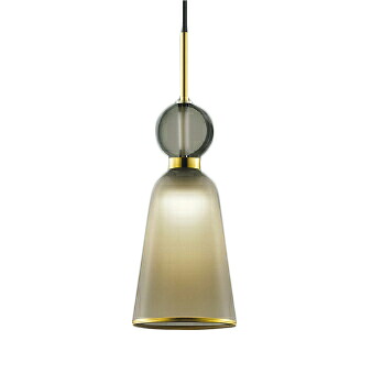 ★AP51130＜br /＞【数量限定 お買得品】 LEDペンダントライト Gold×glass MIX Luxe 電球色 白熱球60W相当＜br /＞フランジタイプ 要電気工事 調光不可＜br /＞コイズミ照明 照明器具 天井照明 吊下げ リビング・ダイニングなどに