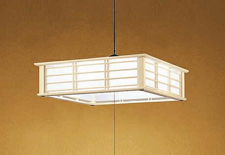 OP252193R＜br /＞LED和風ペンダントライト 引きひもスイッチ付 8畳用＜br /＞R15高演色 クラス2 昼白色 段調光 電気工事不要＜br /＞オーデリック 照明器具 天井照明 吊下げ 和室向け 【～8畳】