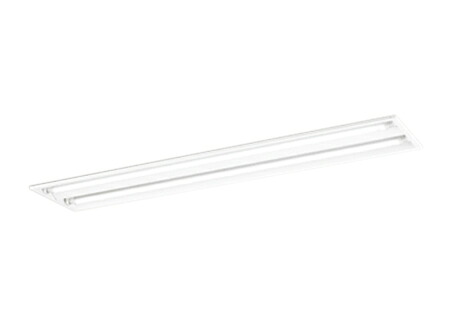 XD566091R1A高効率直管形LEDランプ専用ベースライト LED-TUBE R15高演色 クラス240形 埋込型 下面開放型 W220 2灯用 Hf32W定格出力×2灯相当片側給電・片側配線 G13口金 非調光 昼光色オーデリック 照明器具 Cチャンネル回避型|照明ライト専門タカラshopあかり館