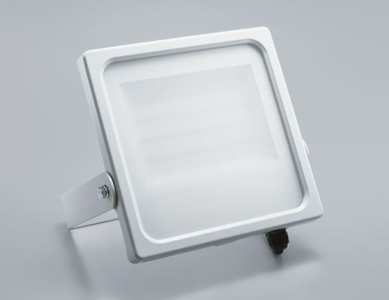 TS-811-40-57-W屋外用投光器 Floodlight40Wタイプ CDM-TP70W相当TS-810-50シリーズ 光色:昼白色 本体色:白テス・ライティング 施設照明|照明ライト専門タカラshopあかり館