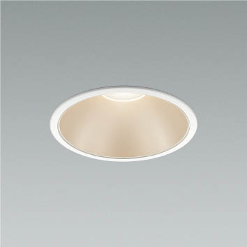 AD52901＜br /＞LEDベースダウンライト 埋込穴φ150＜br /＞100-242V対応 電源一体型 シルバーコーン＜br /＞2500lmクラス FHT32W×2相当＜br /＞55°配光 非調光タイプ 電球色＜br /＞コイズミ照明 施設照明