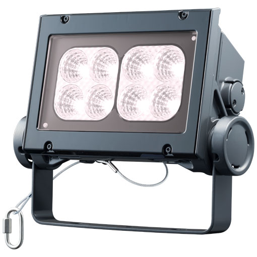ECF6040M/WSAN8/DG＜br /＞LED投光器 レディオック フラッド ネオ 60クラス 中角タイプ 白色＜br /＞屋外・屋内用 電源ユニット内蔵形 耐塩仕様＜br /＞岩崎電気 施設照明