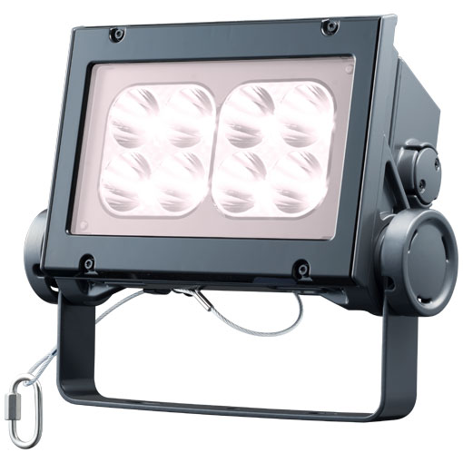 ECF6040N/WSAN8/DG＜br /＞LED投光器 レディオック フラッド ネオ 60クラス 狭角タイプ 白色＜br /＞屋外・屋内用 電源ユニット内蔵形 耐塩仕様＜br /＞岩崎電気 施設照明