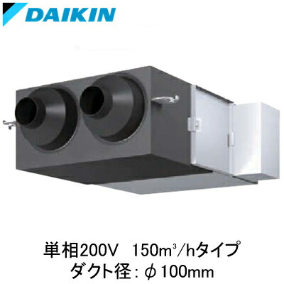VAM150K＜br /＞ダイキン 業務用換気機器＜br /＞全熱交換器ユニット ベンティエール＜br /＞天井埋込ダクト形 標準 150立方メートル/hタイプ 単相200V用