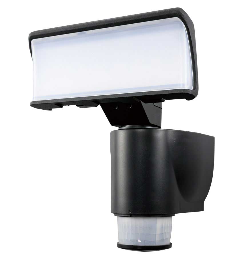 デルカテック　カメラ付きLEDセンサーライト DSLD10CC1 楽天市場】DXデルカテック 防犯カメラ付きLEDセンサーライト 1000lm 1