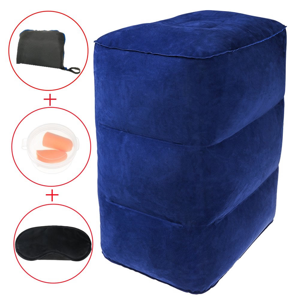 楽天市場 災害対策用品 車中泊などに便利なフットレスト エアークッション 災害時だけでなく 飛行機や電車での長距離移動時のエコノミー症候群対策にも 便利な空気入れ用ポンプ付 照明ライト専門タカラshopあかり館