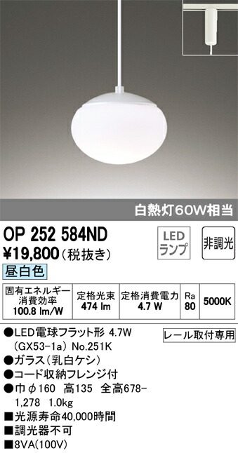 Opndledペンダントライト プラグタイプ 非調光 昼白色 白熱灯60w相当オーデリック 照明器具 ガラス製 吊下げ インテリア照明