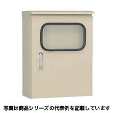 日東工業 窓付屋外用制御盤キャビネット(水切構造、防塵・防水パッキン付)寸法:ヨコ1200mm タテ700mm フカサ250mm鉄製基板付 ライトベージュ塗装 屋根付ORM25-127-2A|タカラShop 店