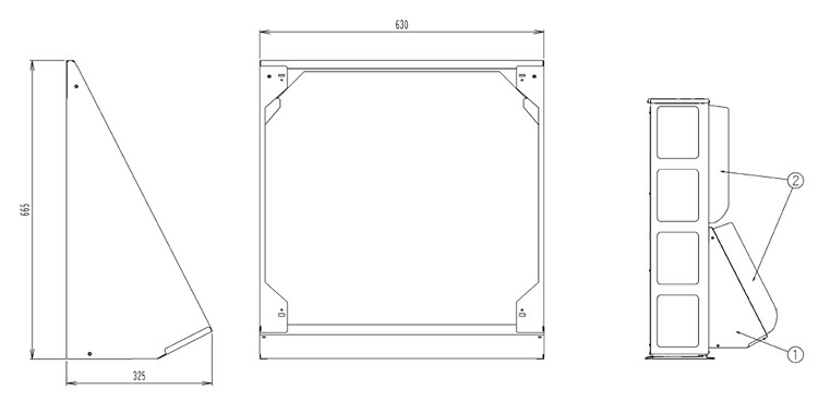 ダイキン （オーケー機材）KPWJ020A4 上吹出ガイド ダイキン スポットエアコン 部材【KPWJ020A4】上吹出ガイド〔EA