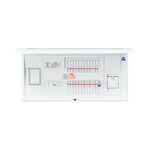 BQE36182LK＜br /＞Panasonic 電設資材 住宅分電盤 コスモパネル あんしん機能付 リミッタースペース付＜br /＞あかりぷらすばん 保安灯搭載＜br /＞ドア付 プラスチック製 露出・半埋込両用形＜br /＞回路数：18+2 主幹容量：60A