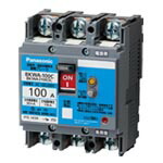 BKWA3759C<br>Panasonic 電設資材 電灯分電盤 送り回路用・動力分電盤 分岐回路用ブレーカ<br>漏電ブレーカ<br>フレーム：100AF 形名：BKWA-100C 極数素子数：3P3E 感度電流：100/200/500mA切替 75A AC200V用