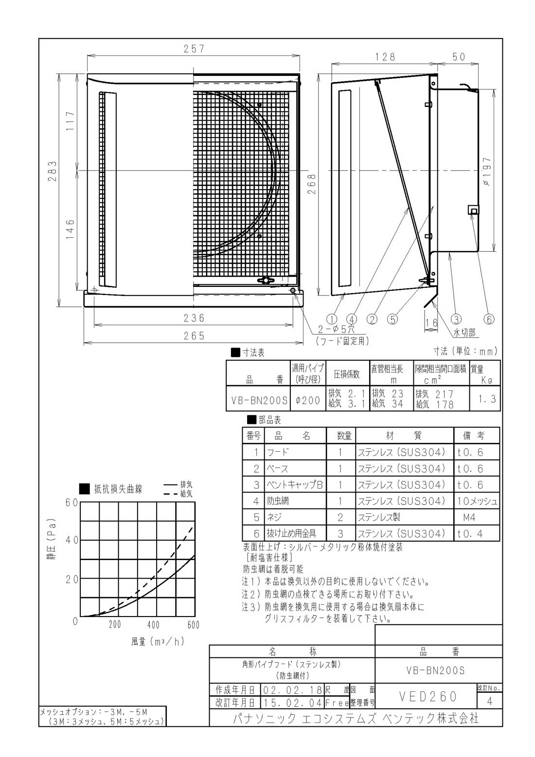 三菱電機 三菱電機 【W-60KSDA】 三菱電機 SUS製ウェザーカバー 防火ダンパー・防鳥網付 яв∀