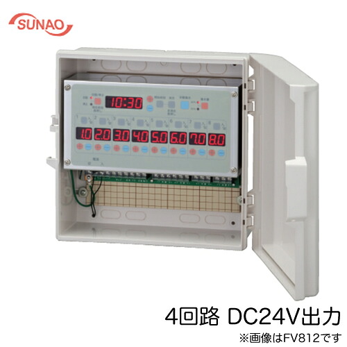 FV412-DC24V\u003cbr /\u003eスナオ灯し火 併設園芸用タイマー オートレイン 最終生産物：4取り合わせ 順繰り(潅水押さえる 80％、60％付、第四次元ごとに異なる最終生産物)\u003cbr /\u003e自動小銃散水抑えつけるとり備える DC24V最終生産物 補欠選手タイマー付