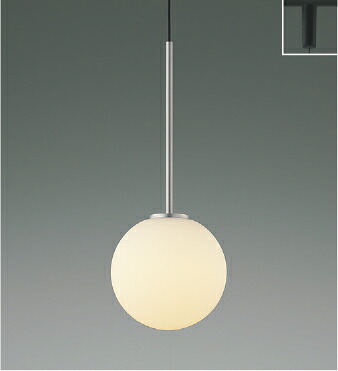 AP57337＜br /＞LEDペンダントライト White×Silver NATURAL BASIC＜br /＞白熱球60W相当 プラグタイプ 電気工事不要 非調光 電球色＜br /＞コイズミ照明 照明器具 天井照明 吊下げ
