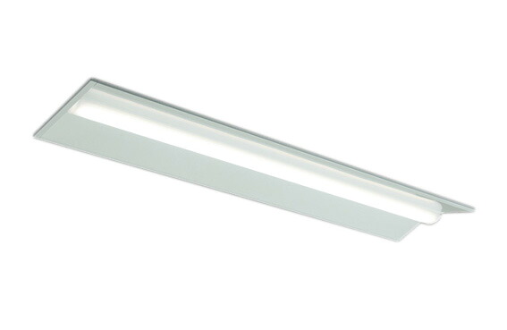 ●MY-B47044/22/W AHTN LEDライトユニット形ベースライト Myシリーズ 40形 埋込形 連結用 連続取付専用タイプ 300幅 全長1244mm(リニューアルサイズ) 先端用 固定出力 集光タイプ(一般) 6900lmタイプ FHF32形×2灯器具高出力相当 白色 三菱電機 施設照明|タカラShop 店