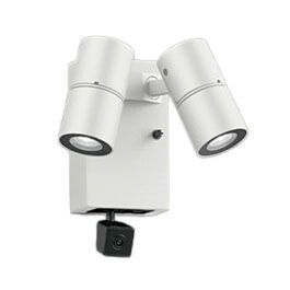 OG264255R1エクステリア LEDスポットライト MINIMALR15高演色 クラス2 42&deg;ワイド配光 人検知カメラ付コーキングレス型 JDR50W&times;2灯相当 昼白色オーデリック 照明器具 アウトドアライト 屋外用｜タカラShop 店