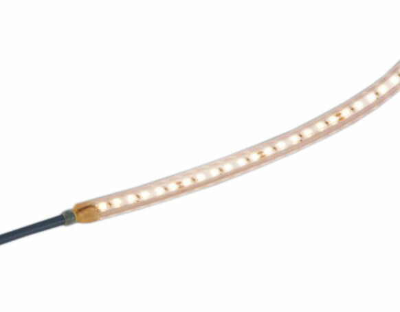 TQD-4998-19-S-C<br />屋外照明 屋外屋内兼用Qoonela クーネラ<br />TQDシリーズ DC24V 電源別置 調光対応<br />コネクタタイプ 片側 全長4998mm 光色:電球色1900K<br />テス・ライティング 施設照明 インダイレクト