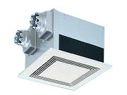 XFY-15ZB3/1W<br>パナソニック Panasonic 気調・熱交換形換気扇<br>温暖地・準寒冷地用(天埋熱交形)<br>熱交換気 埋込寸法405mm角 標準形<br>リレー内蔵 強制同時給排・熱交換気＜強・弱＞ ルーバーセットタイプ 24時間・局所換気兼用