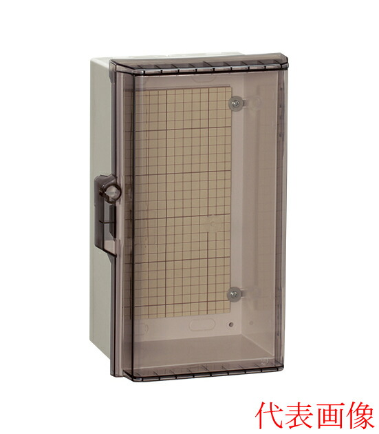 日東工業 プラボックス 汎用タイプ＜br /＞プラボックス・透明扉付 屋根なし＜br /＞屋内・屋外兼用 P16-44CA