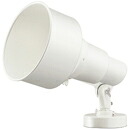 岩崎電気 施設照明＜br /＞HIDランプサイン広告用投光器 アイ ランプホルダ＜br /＞口出線200mm付 フランジタイプ 白色＜br /＞S00F-F/W