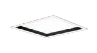 パナソニック Panasonic 施設照明一体型LEDベースライト 埋込型 スクエアタイプ □350温白色 調光タイプ 乳白パネル深枠（黒）コンパクト形蛍光灯FHP23形4灯器具相当XL564PHFJLA9｜タカラShop 店