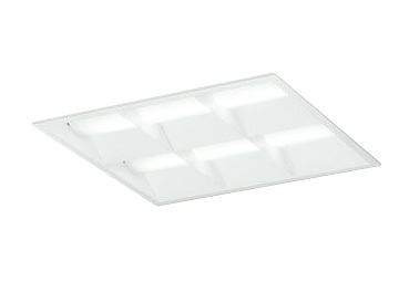 XD466031P2CLED-スクエア LEDユニット型ベースライト省電力タイプ 450シリーズ埋込型 ルーバー付 埋込穴450非調光 白色 FHP32W&times;4灯相当オーデリック 施設照明 オフィス照明 物販店照明 天井照明｜タカラShop 店 18,322円