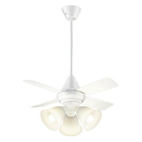 XS95243K＜br /＞LEDシーリングファン 8畳用 電球色 調光不可 13W 直付ボルト取付専用 天井吊下げ 風量4段切替 逆回転切替 1/fゆらぎ 白熱電球100形3灯器具相当＜br /＞Panasonic 照明器具 【～8畳】