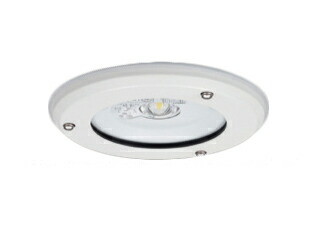 LEDEM13602WM＜br /＞LED非常用照明器具 専用形 13形 低天井用（～3m） 埋込形φ150＜br /＞防湿・防雨形30分間 リモコン自己点検機能付 非調光＜br /＞東芝ライテック 施設照明