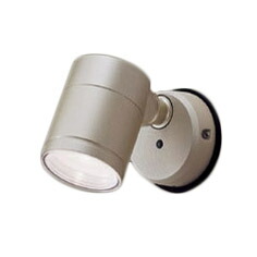 XLGE1128CB1<br>LEDフラットランプ対応 エクステリアスポットライト 温白色<br>集光タイプ 防雨型 壁面・天井面取付専用<br>110Vダイクール電球100形1灯器具相当 調光可能<br>Panasonic 照明器具 屋外用 玄関・軒下などに センサーなし