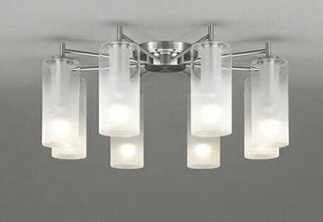 OC257111BR＜br /＞LEDシャンデリア AQUA -Mist- 8畳用 R15高演色 クラス2＜br /＞CONNECTED LIGHTING LC-FREE 調光・調色 Bluetooth対応 電気工事不要＜br /＞オーデリック 照明器具 天井照明 リビング向け 【～8畳】