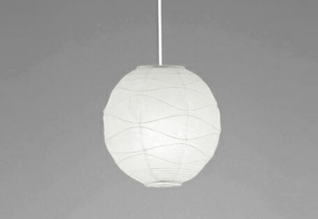OP052384NWR＜br /＞LED和風ペンダントライト 白熱灯器具100W相当 白コード＜br /＞R15高演色 クラス2 昼白色 非調光 電気工事不要＜br /＞オーデリック 照明器具 天井照明 吊下げ 和室向け