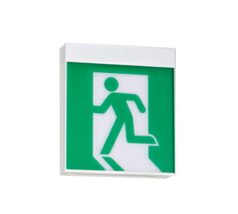 OR037535<br />LED誘導灯 天井面・壁面直付 C級 片面型<br />オーデリック 照明器具 店舗・施設向け 非常用照明