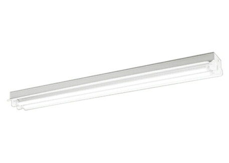 XL551533R2E<br>高効率直管形LEDランプ専用ベースライト LED-TUBE R15高演色 クラス2<br>40形 直付型 反射笠付 2灯用 Hf32W高出力×2灯相当<br>片側給電・片側配線 G13口金 非調光 電球色<br>オーデリック 照明器具 店舗・施設向け 天井照明