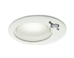 AD1259W50エクステリア LEDダウンライト ランプタイプ動作連動 埋込穴φ125 ベースタイプ 散光人感センサー付 タイマー付ON-OFFタイプ高気密SB形 白熱球60W相当 非調光 昼白色コイズミ照明 照明器具｜タカラShop 店