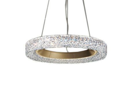 OC257225BR＜br /＞LEDシャンデリア 14畳用 R15高演色 クラス2＜br /＞CONNECTED LIGHTING LC-FREE 調光・調色 Bluetooth対応 電気工事不要＜br /＞オーデリック 照明器具 天井照明 店舗・施設向け 装飾照明 【～14畳】